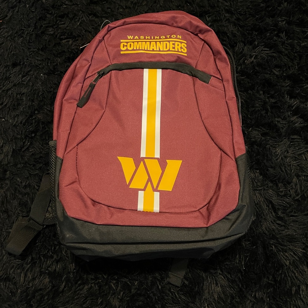 Washington Commanders Maroon Backpack NWT - image 1